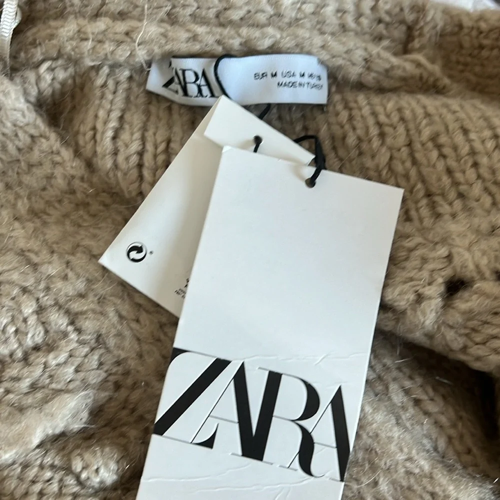 Zara Oversized Cardigan Sweater